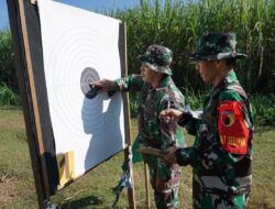 Kodim 0822 Bondowoso Gelar Latihan Menembak TW. II 2023
