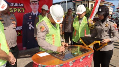 Kapolda Jatim Letakkan Batu Pertama Pembangunan Mako dan Gedung SPKT Polres Sumenep