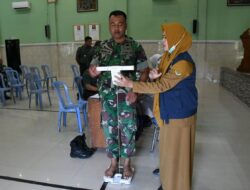 Kodim 0822 Bondowoso Gandeng Dinas Kesehatan, Deteksi Dini PTM Pada Prajurit