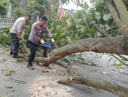 Polisi Cepat Tanggap, Akses Jalan di Kandat Kediri Kembali Normal