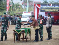 Dandim 0822 Bondowoso Menghadiri Penutupan TMMD Ke-118