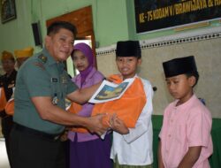 Sambut HUT ke 75 Kodam V Brawijaya dan Hari Juang TNI ke 78 th 2023, Kodim 0822 Bondowoso Berbagi Sembako