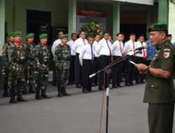 Kodim 0822 Bondowoso Laksanakan Upacara Peringatan Hari Juang TNI AD Tahun 2023