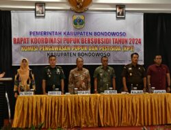 Dandim 0822 Bondowoso Hadiri Rakor Pupuk Bersubsidi Tahun 2024