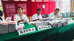 Wujudkan Kamtibmas Pemilu 2024, Ketua DPD Jatim Tinjau TPS