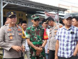 Letkol Inf Rinto Wijaya Meninjau Langsung Pengamanan PSU di Pekon Giham Lampung Barat.