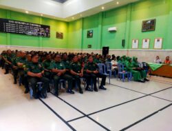 Prajurit Dan ASN Kodim 0822 Bondowoso Menerima Sosialisasi PT. ASABRI Kancab. Malang