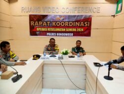 Dandim 0822 Bondowoso Hadiri Rakor Operasi Keselamatan Semeru tahun 2024, usung Tema Berlalulintas untuk Indonesia Maju