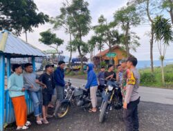 TNI-Polri Bersinergi Jaga Kamtibmas, Babinsa dan Bhabinkamtibmas Patroli Humanis Di Obyek wisata Black Lava