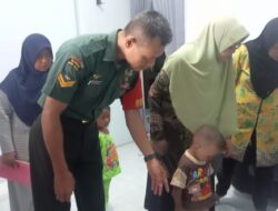 Pendampingan Posyandu Balita Oleh Babinsa 0822/08 Desa Taman Grujugan