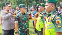 Kodim 0822 Bondowoso Turut Andil dalam Pengamanan Kunjungan VVIP Presiden Jokowi di Banyuwangi