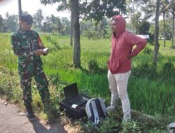 Foto Udara, Babinsa Koramil Maesan Dampingi Petugas PTLS