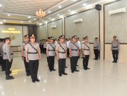 Kapolres Lintar Mahardhono Pimpin Sertijab 5 Pejabat di Lingkup Polres Bondowoso