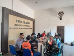 Komsos Dengan Aparatur Desa Babinsa 0822/14 Dekatkan Silahturahmi