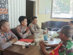Tingkatkan Sinergitas, Babinsa Sambangi Polsek Tamankrocok