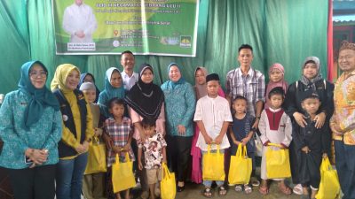 Hj, Dewi Satrani Ratu Dewa Hadiri Program Khitan Gratis Massal Jilid lll di Kecamatan SU II