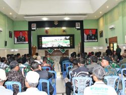 Kodim 0822 Bondowoso Gelar Rakor Program Bantuan Irigasi Pemompaan Kementan RI Tahun 2024