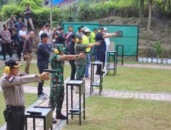 Meriahkan HUT Bhayangkara Ke-78, Dandim 0422/Lampung Barat Ikuti Olahraga Bersama TNI-Polri &Forkopimda
