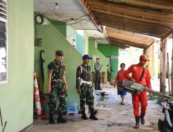 Fogging Upaya Kodim 0822 Bondowoso Cegah DBD