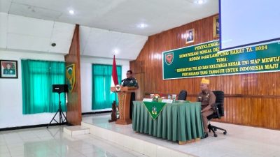 Kodim 0422 Lampung Barat Jalin Komsos dengan LVRI, PEPABRI DAN FKPPI