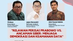 Diskusi Perisai Prabowo dan SMSI:Menjaga Data Nasional dari Ancaman Serangan Siber