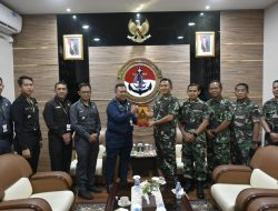 Dalam Rangka KKP ke-64, Lantamal IV Batam Menerima Serdik Sespimmen Polri