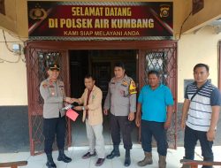 Personel Polsek Air Kumbang Mensosialisasikan Masyarakat Untuk Menyerahkan Senjata Api Illegal Membuahkan Hasil