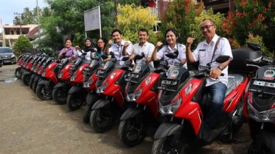 Walikota Serahkan 17 Unit Sepeda Motor Ke PUSLING Lingkup Pemko Gunung sitoli