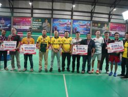 Polda Sumsel Gelar Kejuaraan Batminton Kapolda Cup V