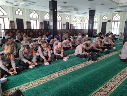 Personil Polda Sumsel Hadiri Peringatan Tahun Baru Islam 1446 H di Masjid Assa’adah Mapolda Sumsel