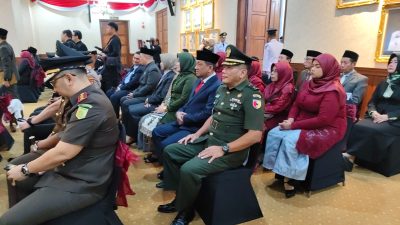 Kasdim 0822 Bondowoso Hadiri Pelantikan Pj Bupati Kabupaten Bondowoso