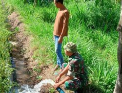 Pendampingan Pompanisasi Babinsa Kodim 0822/Koramil 08 Bondowoso Kepada Petani Binaan