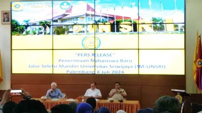 Unsri Terima 3.069 Orang Jalur Mandiri