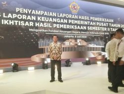 Wabup Nias Utara Hadiri Kegiatan Penyampaian Laporan Hasil Pemeriksaan Atas Laporan Keuangan Pemerintah Pusat Tahun 2023