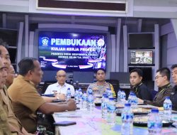 Wakapolres Banyuasin Menyambut Langsung Serdik Sespimmen Dikreg ke-64 yang akan Kuliah Kerja Profesi di Polres Banyuasin