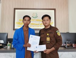 Ketua PKC PMII KEPRI Serahkan Laporan Dugaan Tindak Pidana Korupsi ke Kejati KEPRI