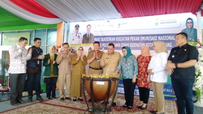 Pj Walikota Membuka Kegiatan Pencanangan Pin Polio Tahun 2024 Palembang