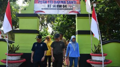Kunjungi Kampung Pancasila Di Kelurahan Nangkaan, Dandim 0822 Bondowoso, “Ini Cerminan Indonesia”