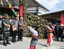 Dandim 0822 Bondowoso Launching Kampung Pancasila Tahun 2024
