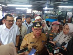 Peninjauan Pj Walikota Blusukan ke Pasar 16 Ilir Palembang