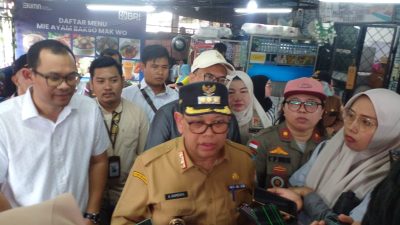 Peninjauan Pj Walikota Blusukan ke Pasar 16 Ilir Palembang