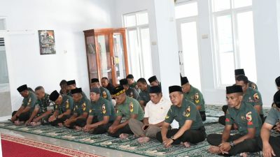 Sambut HUT RI Ke-79, Kodim 0822 Bondowoso Gelar Doa Syukur Bersama