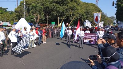 PEMKAB Bondowoso Menggelar Pawai Budaya Dalam Rangka HUT RI ke-79