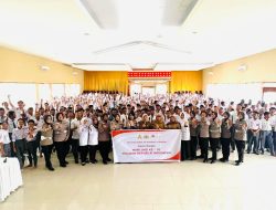 Polda Sumsel Menggelar Polwan Goes To School Dalam Rangkaian Peringatan Hari Jadi Polwan ke-76 Tahun