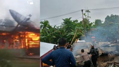 Rumah Warga Hangus di Kecamatan Alasa, Satu Orang Meninggal Dunia