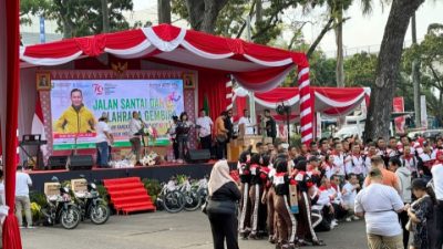 Rangkaian Kegiatan Menyambut Hari Kemerdekaan RI ke-79 di Halaman Kantor Gubernur Sumsel