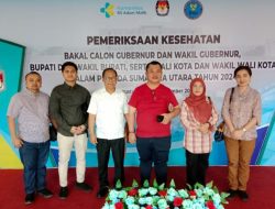 Bakal Paslon Walikota – wakil Walikota Gunungsitoli Tes Kesehatan Di Medan