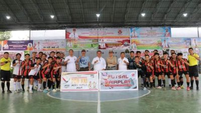 Turnamen Wali Kota Cup Gunungsitoli TA 2024 Cabor Futsal Ditutup Secara Resmi