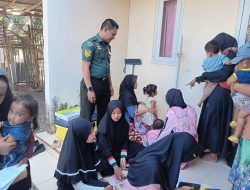 Peran Aktif Babinsa Tegalampel Salurkan PMT Kepada Balita