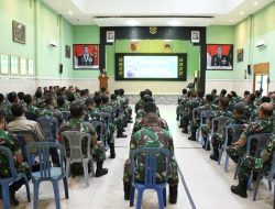 Jam Komandan Kasdim 0822 Pentingkan Menjaga Netralitas dan Kesehatan Anggota